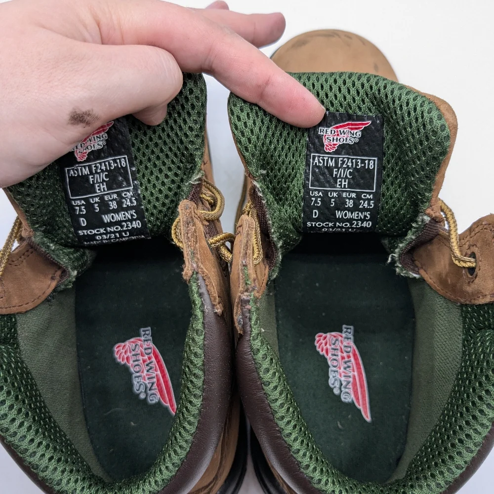 Red Wing Waterproof King Toe Steel Work Boots Model 2340 Women’s Size 7.5 D A061 - Picture 9 of 16